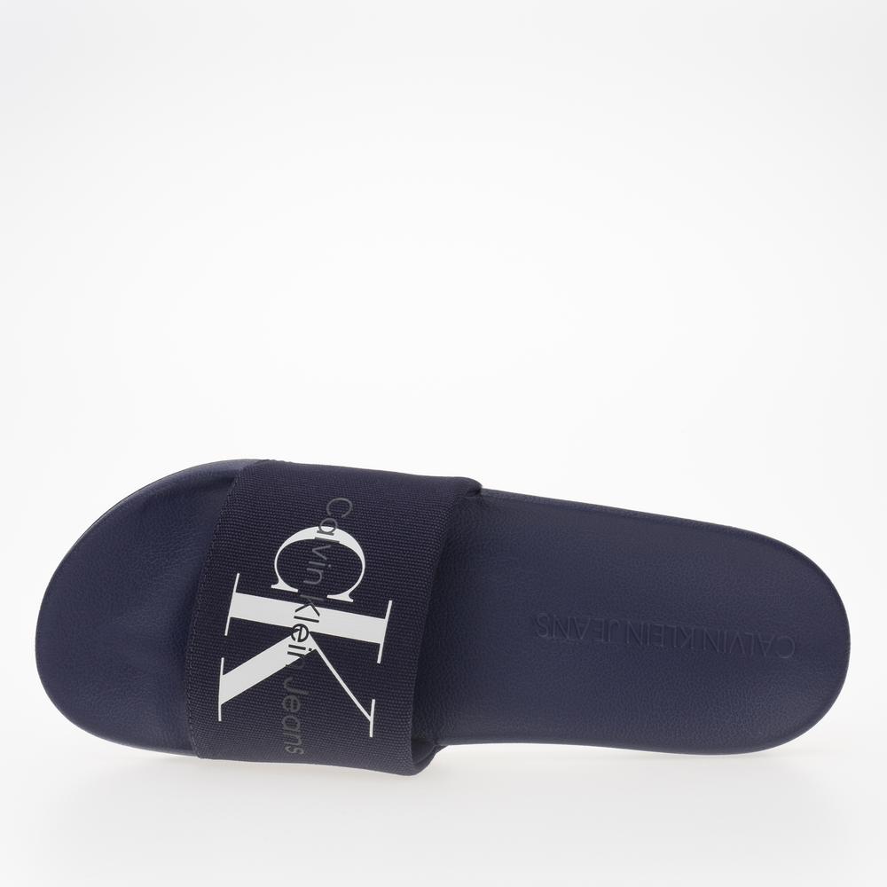 Flip Flop Calvin Klein Slide Monogram CO YM0YM00061-0GY - sötétkék