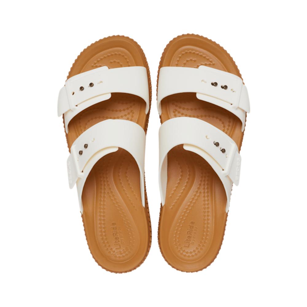 Flip Flop Crocs Brooklyn Woven Buckle Low Wedge 209978-0WV - fehér