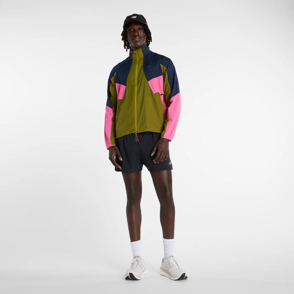 Férfi futódzseki New Balance MJ61U1I9AAN - zöld