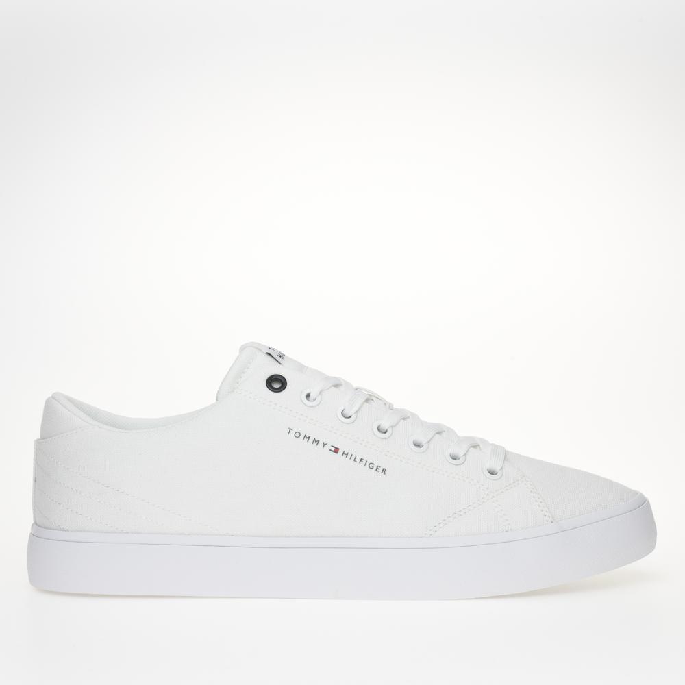 Cipő Tommy Hilfiger Hi Vulc Low Canvas FM0FM04882-YBS - fehér