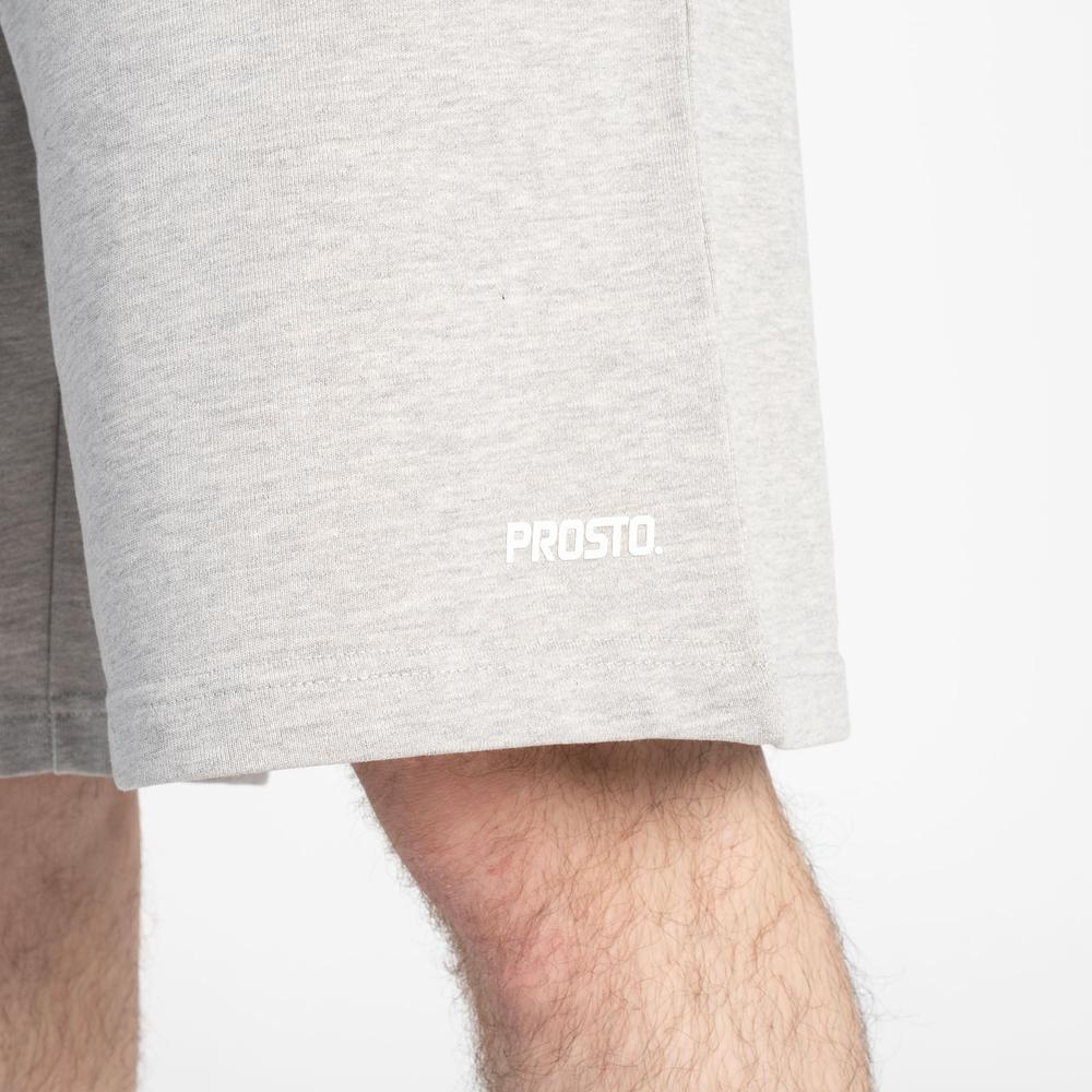 Rövidnadrág férfi Prosto Sweat Shorts Myst KL251MPAN6022 - szürke