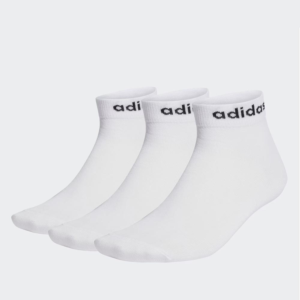Zokni adidas Sportswear Think Linear Ankle Socks 3 Pairs HT3451 - fehér