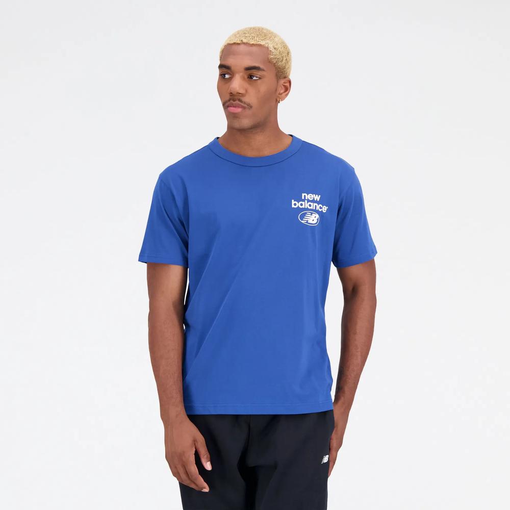 Férfi póló New Balance MT31518ATE - kék