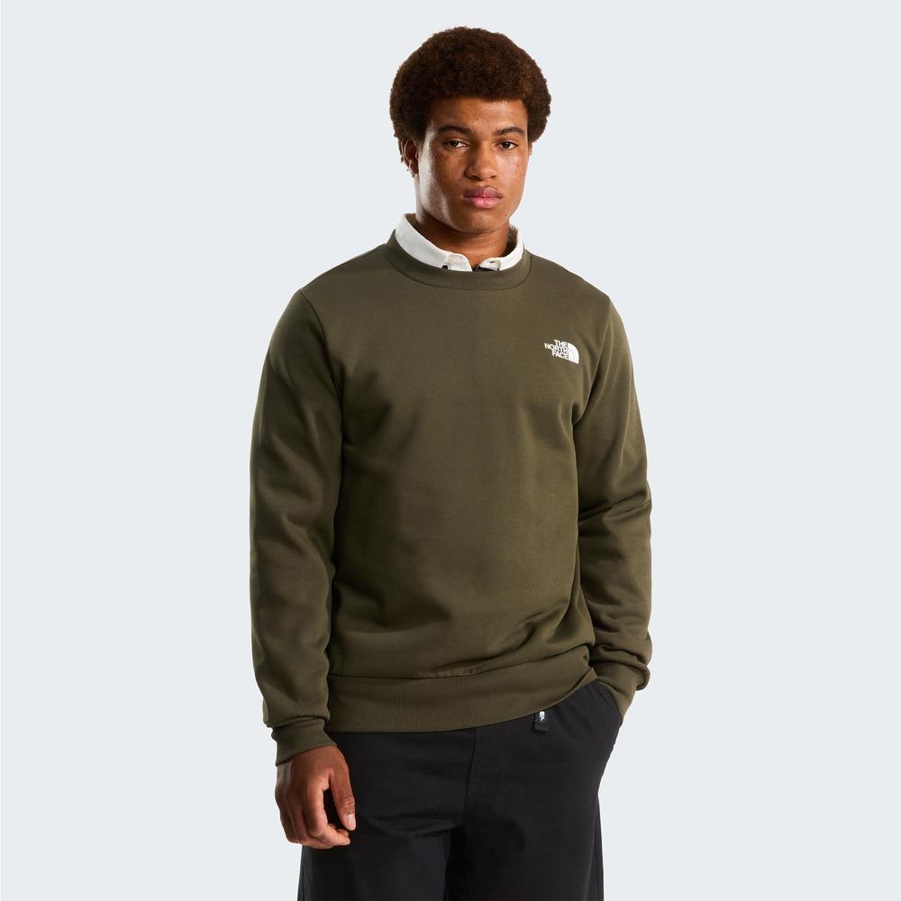 Pulóver férfi The North Face Simple Dome Crew 0A89FB21L1 - zöld