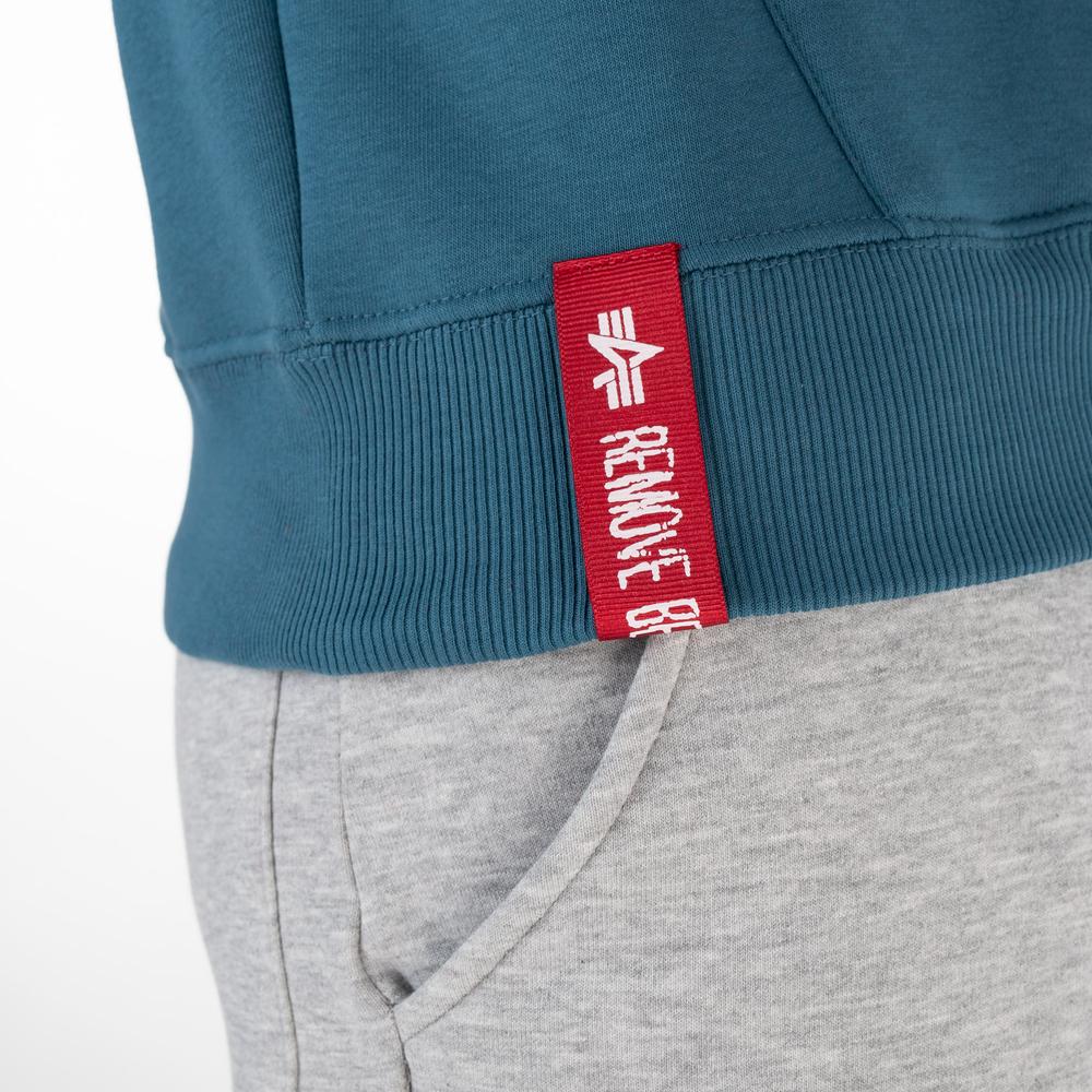 Pulóver Alpha Industries Basic Hoody Small Logo 196318678 - kék
