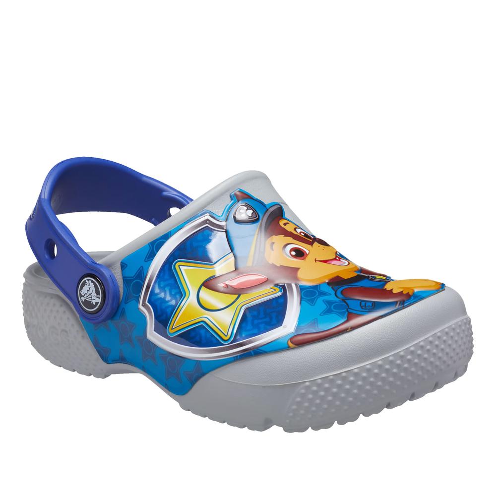 Flip Flop Crocs Toddler Fun Lab Paw Patrol Patch Clog 207487-007 - szürke