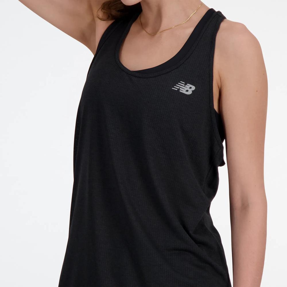 Edzőpóló női New Balance WT41250BKH – fekete