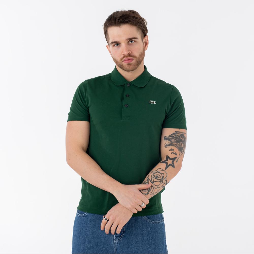 Póló Lacoste Polo Slim Fit YH4801-132 - zöld