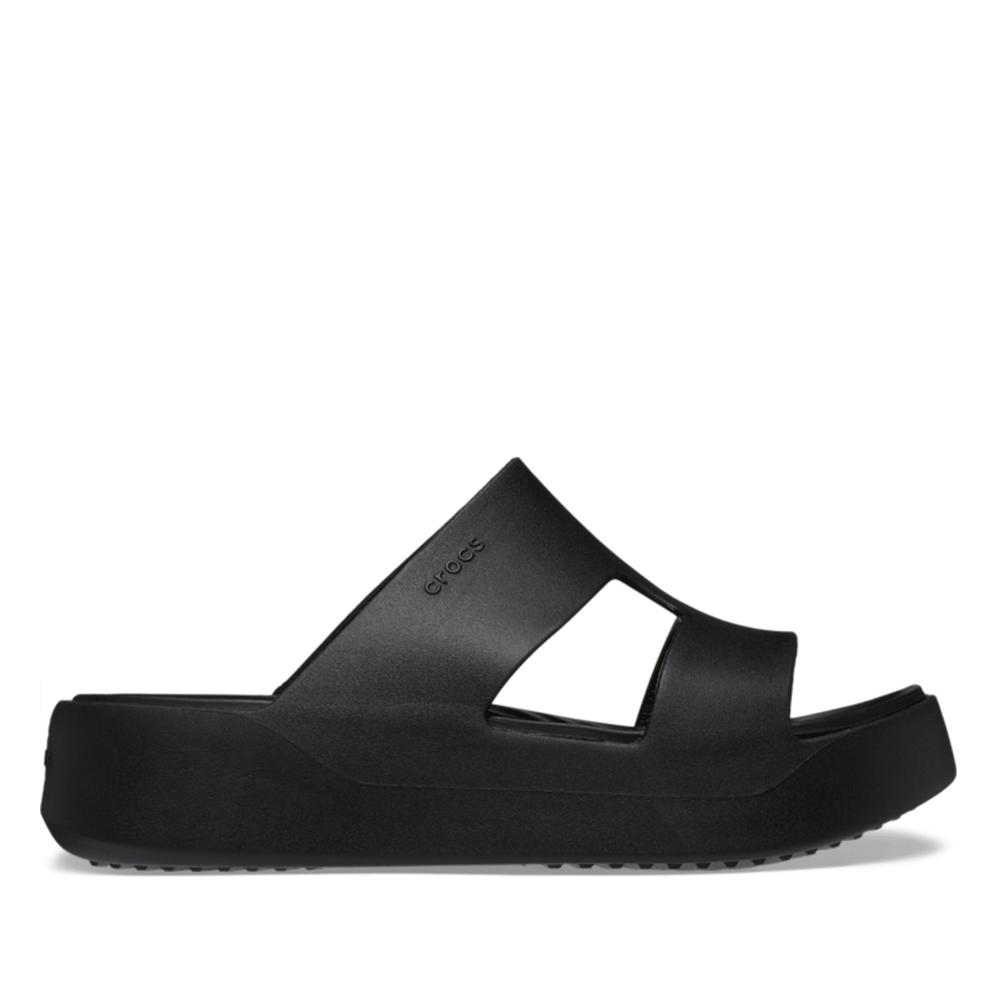 Flip Flop Crocs Getaway Platform H-Strap 209409-001 - fekete