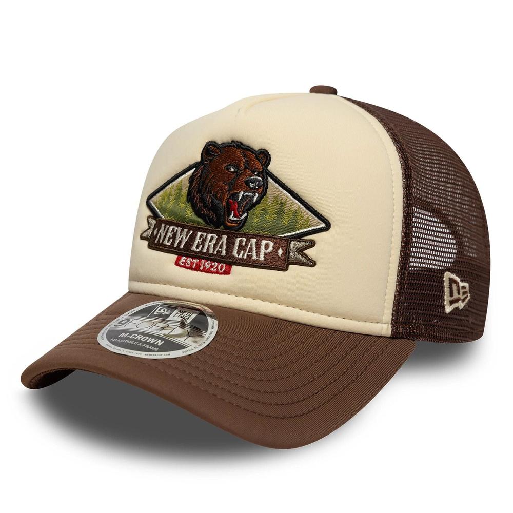 Sapka New Era Graphic 9FORTY M-Crown A-Frame Trucker 60771806 - barna