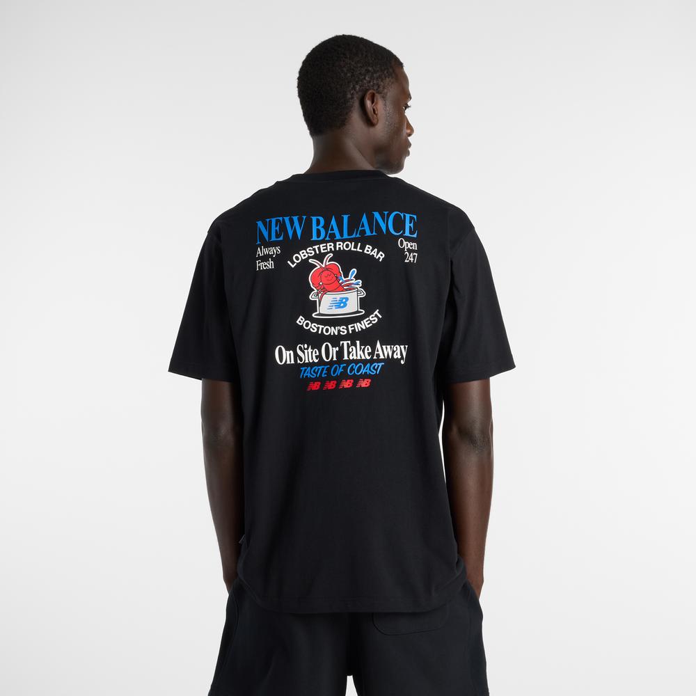 Férfi futópóló New Balance MT61Y1F6BK - fekete