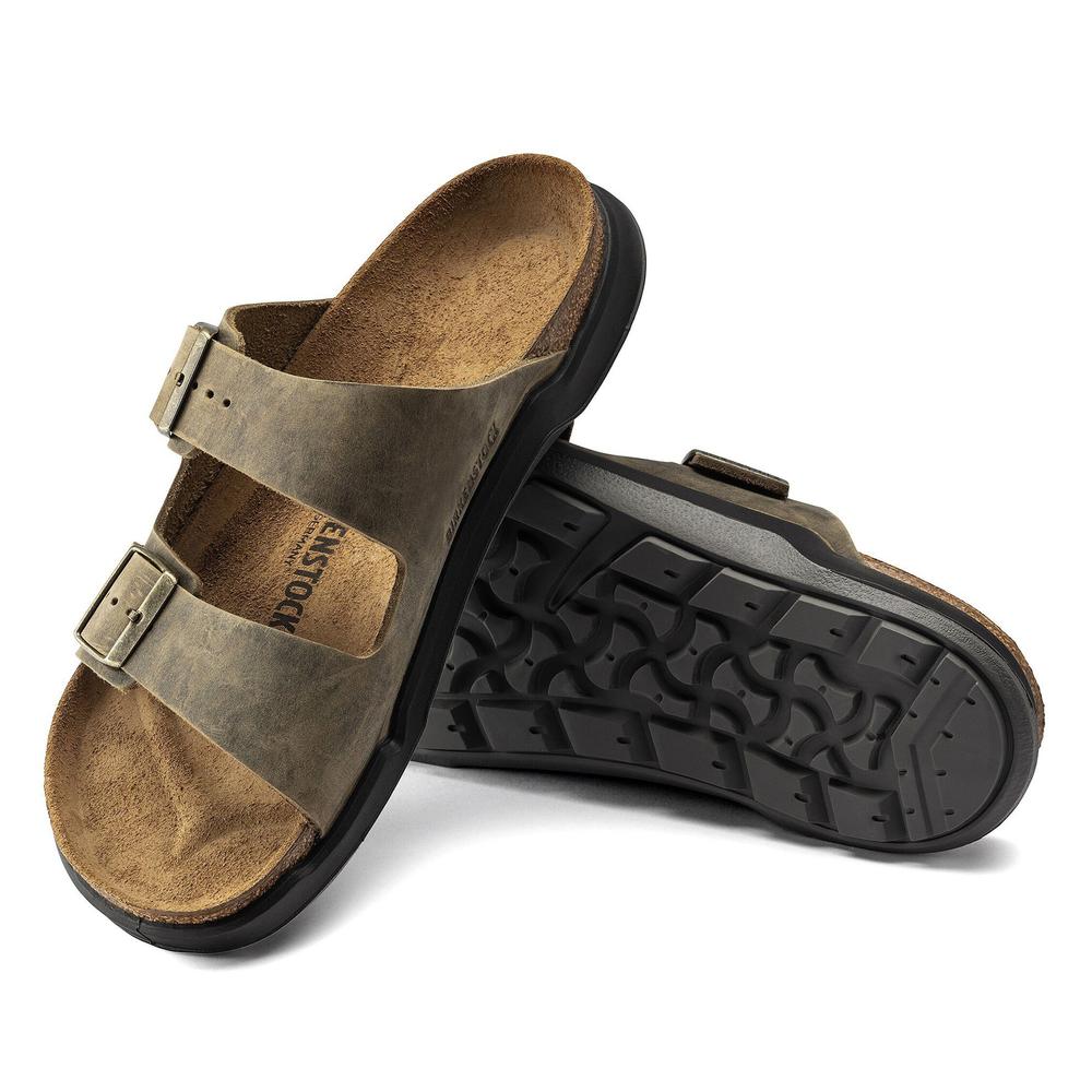 Flip Flop férfi Birkenstock Arizona Crosstown 1018463 - barna