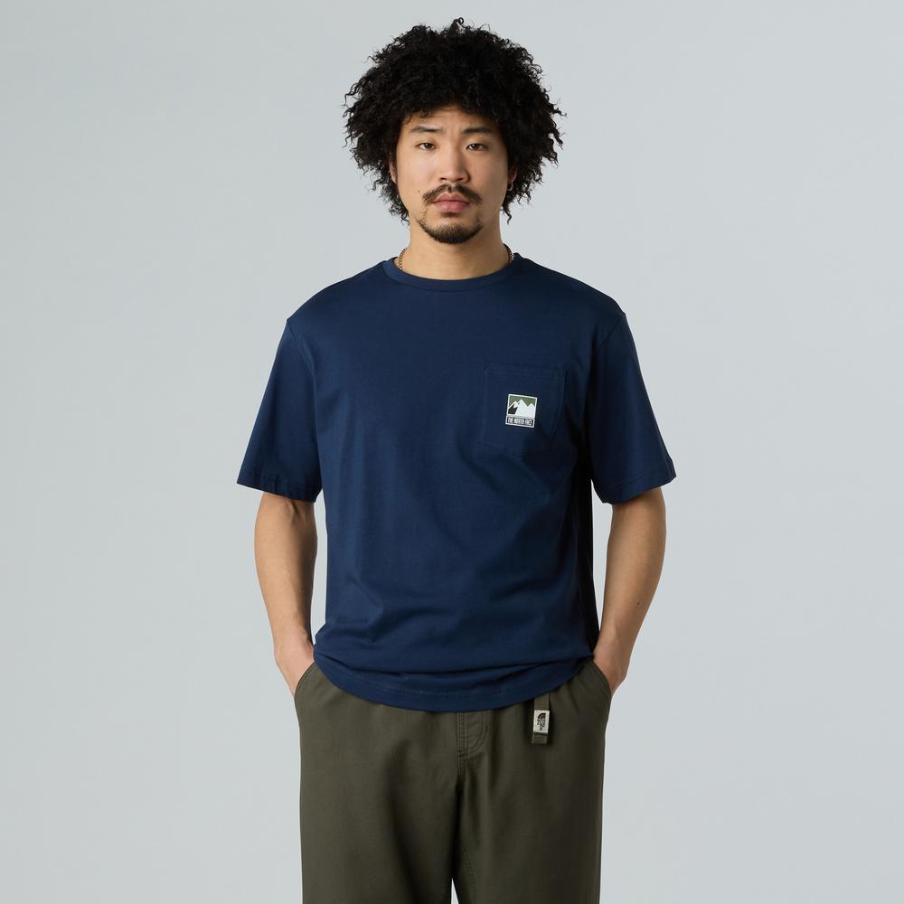 Férfi póló The North Face Mountain 0A8E3M8K21 - sötétkék