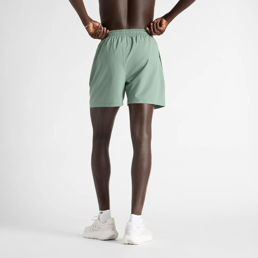 Férfi futónadrág New Balance MS41227DKJ - zöld