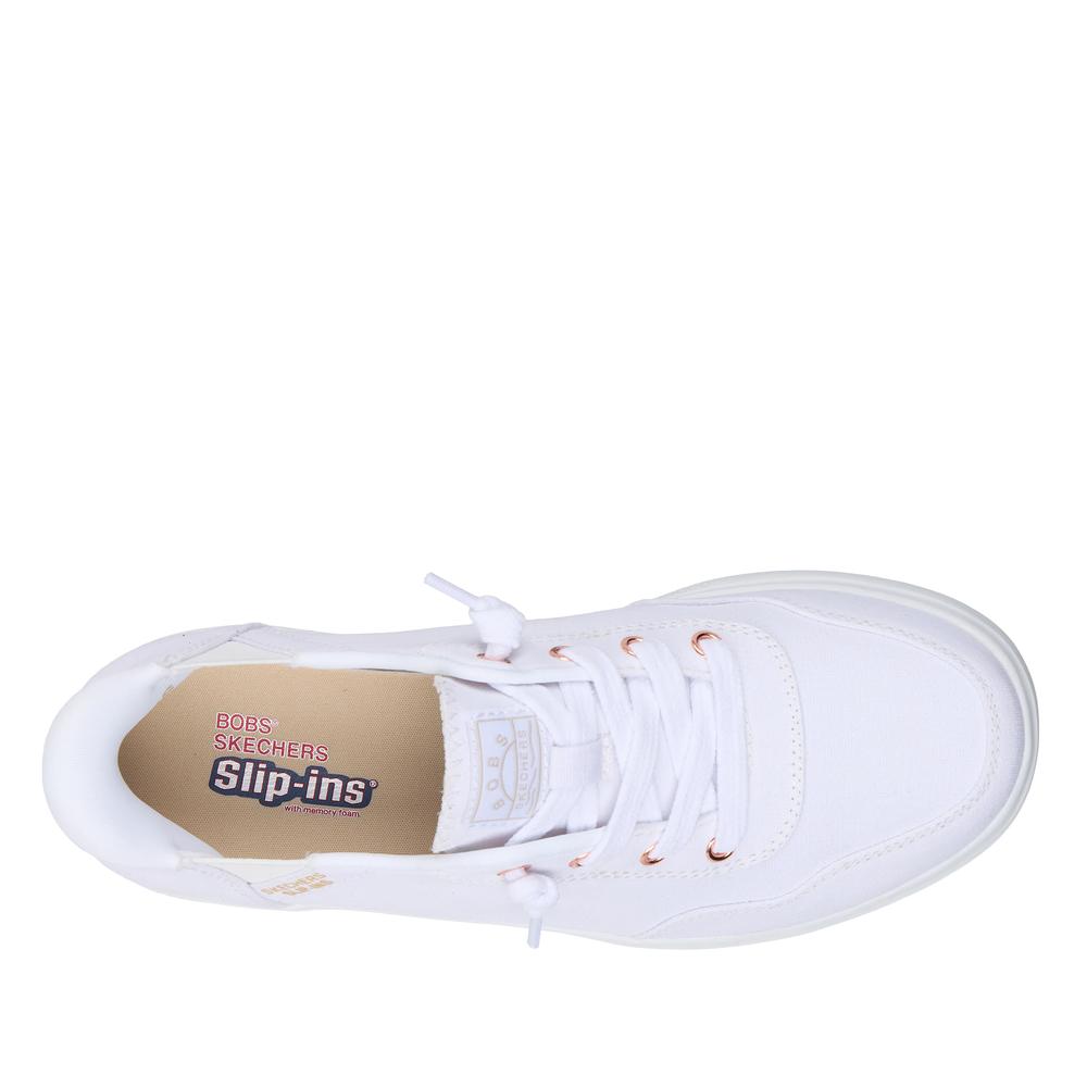 Cipő Skechers Slip-ins Bobs Skip Cute B Cute Sweet 114815WHT - fehér