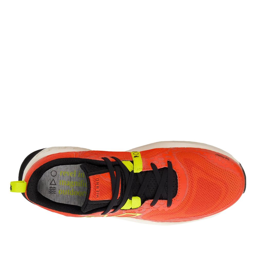 Férfi futócipő New Balance Fresh Foam X Hierro v8 MTHIERR8 - narancs