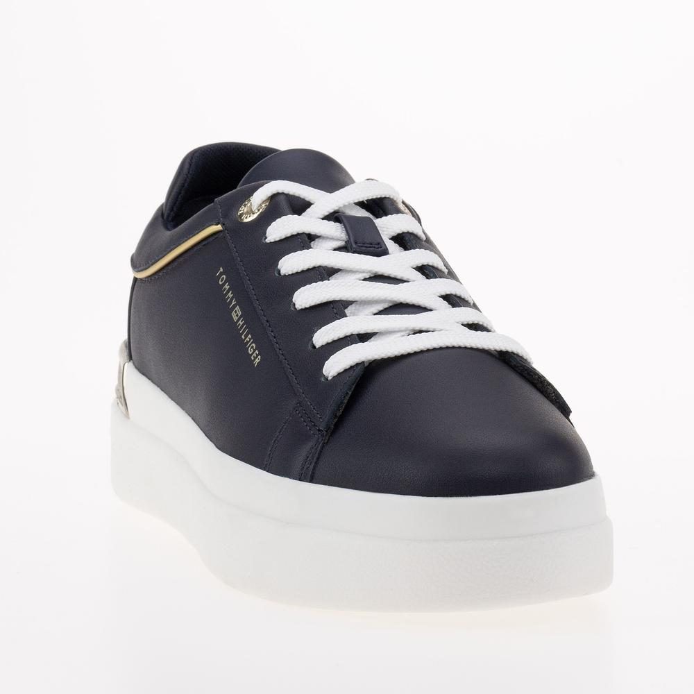 Cipő Tommy Hilfiger Lux Metallic Cupsole FW0FW07030-DW6 - sötétkék