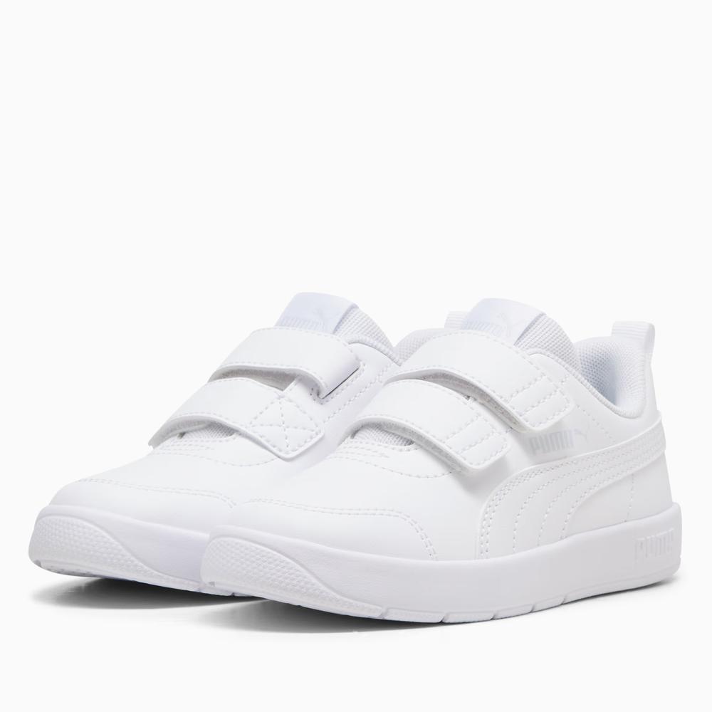 Gyerek cipő Puma Courtflex V3 V PS 39764202 - fehér