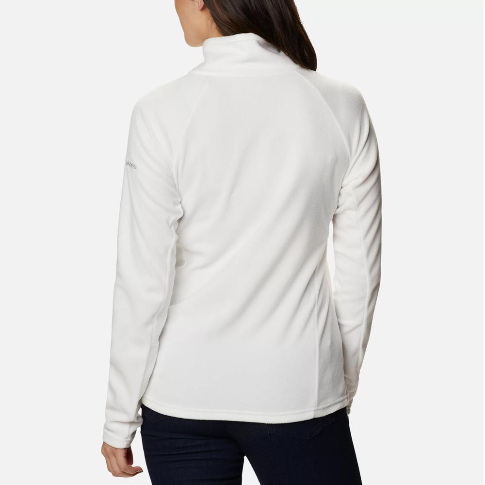 Női felső Columbia Glacial IV 1/2 Zip 1802201125 - fehér