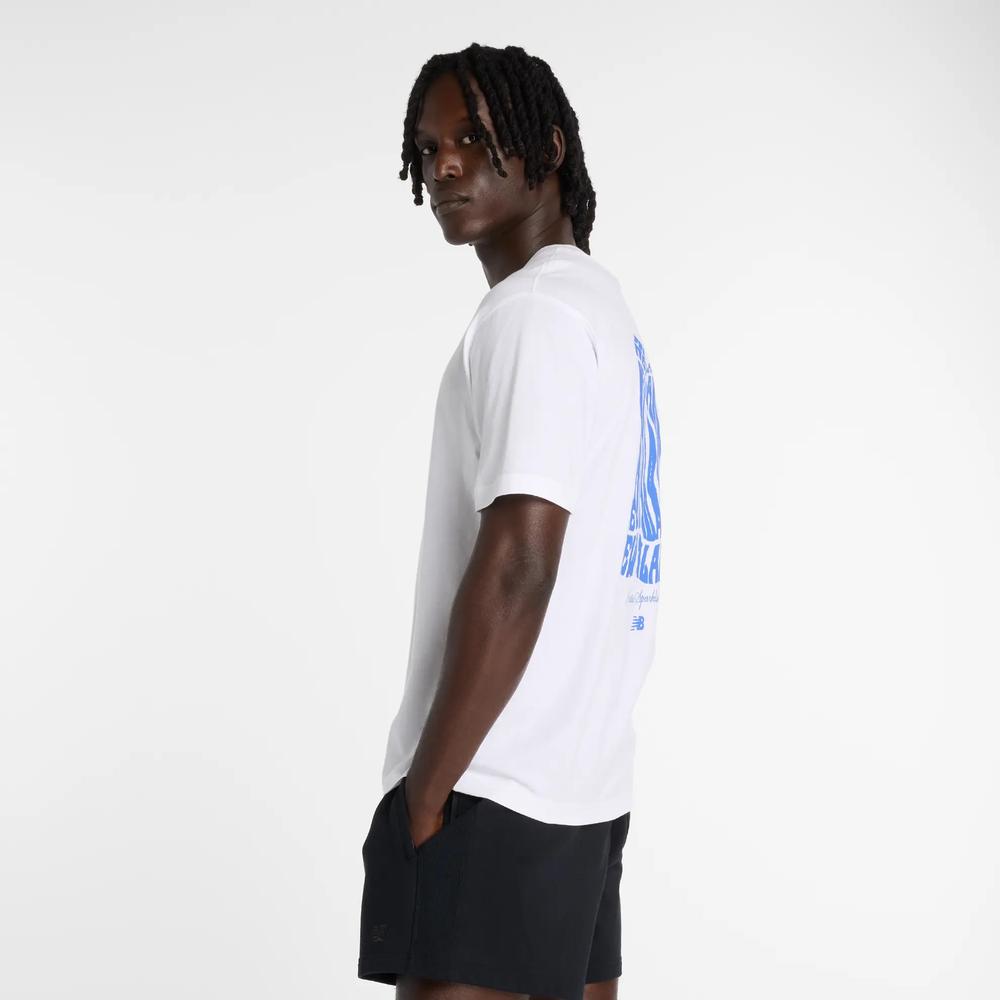 Férfi póló New Balance MT61B2STWT - fehér