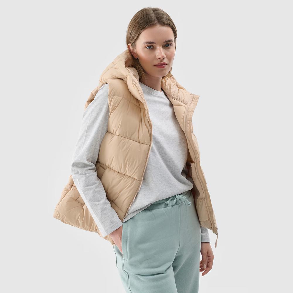 Mellény 4F WAW24TVJAF14183S - bézs