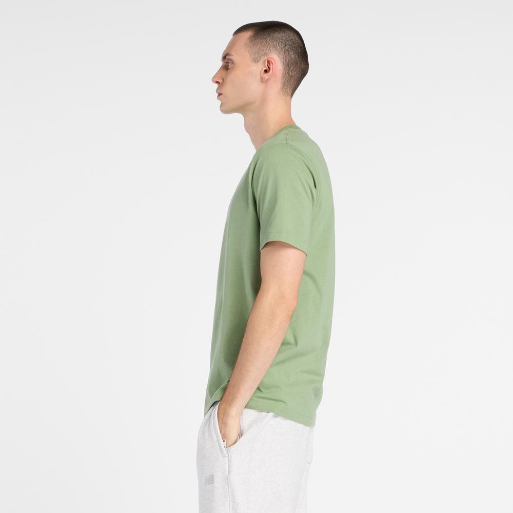 Férfi futópóló New Balance MT61C48BAAR - zöld