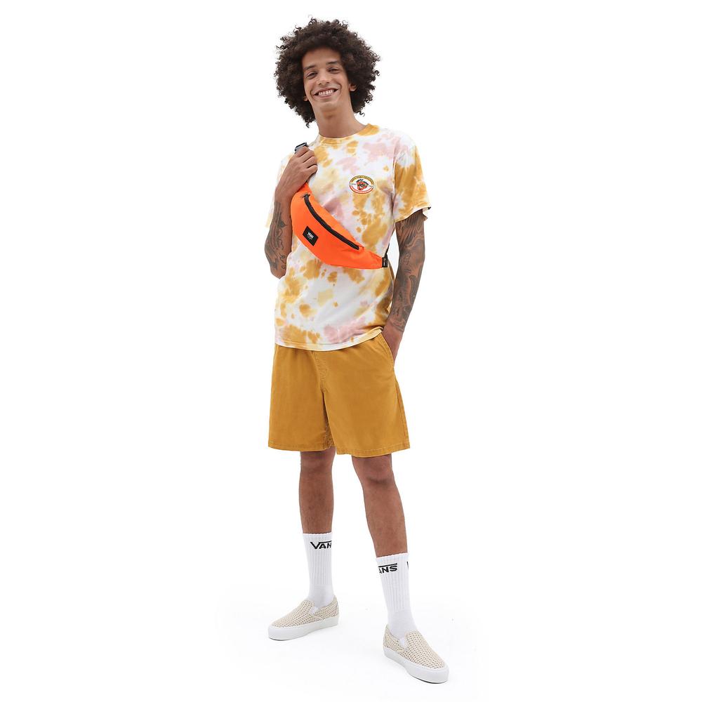 Rövidnadrág Vans Range Salt Wash Relaxed Elastic VN0A5FKCG4O1 - sárga