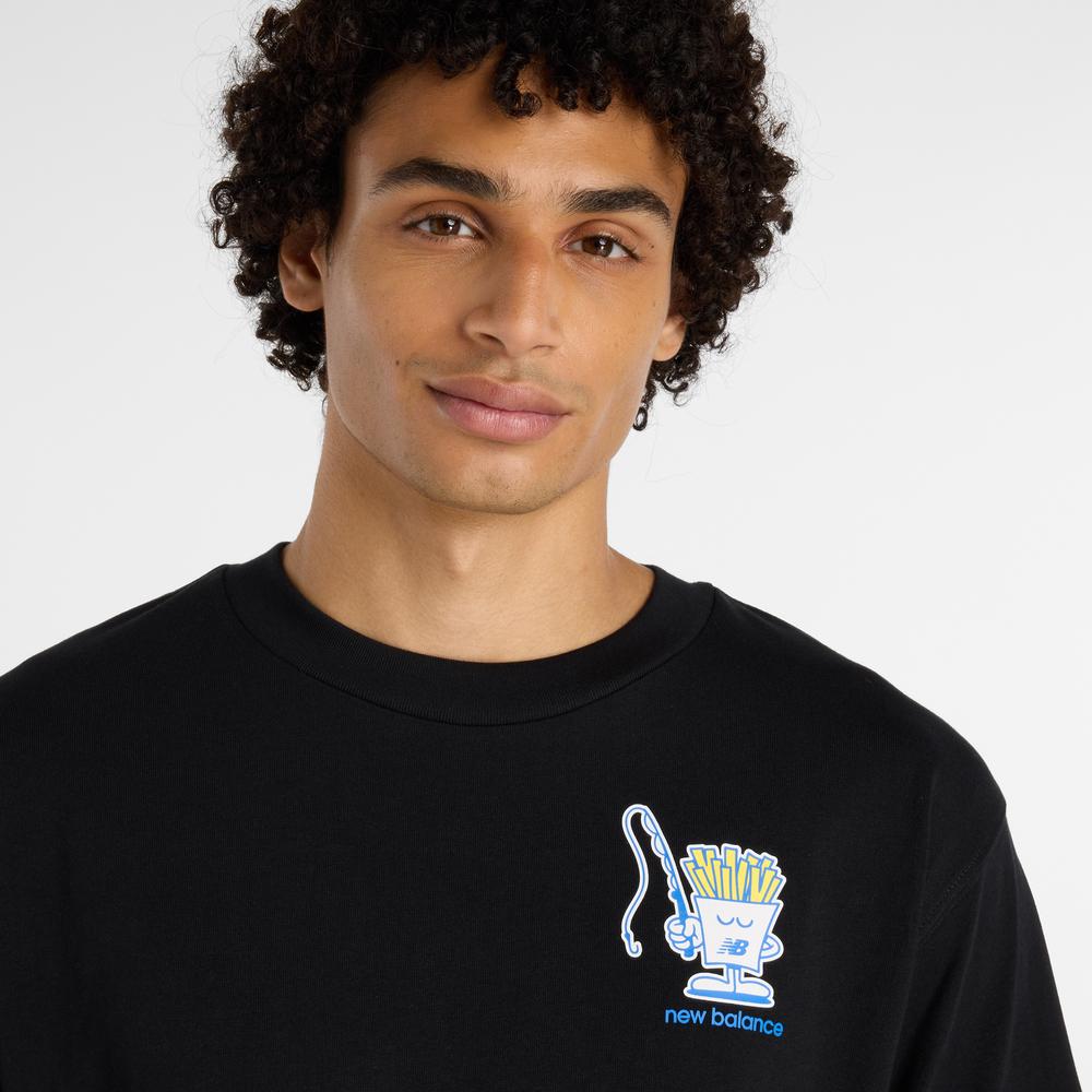 Férfi futópóló New Balance MT61I5BMBK - fekete