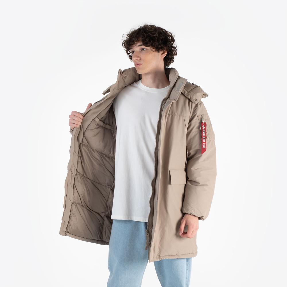 Dzseki Alpha Industries Puffer Parka 148124142 - bézs