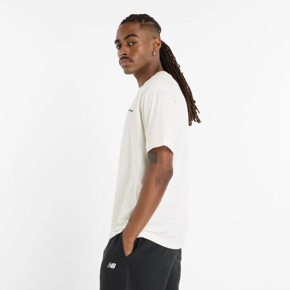Férfi futópóló New Balance MT51507SST - fehér