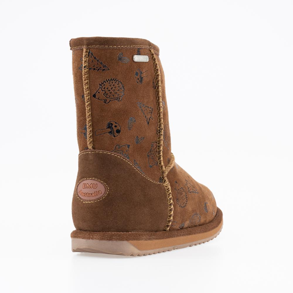 Cipő Emu Australia Woodland Brumby K12607OAK - barna