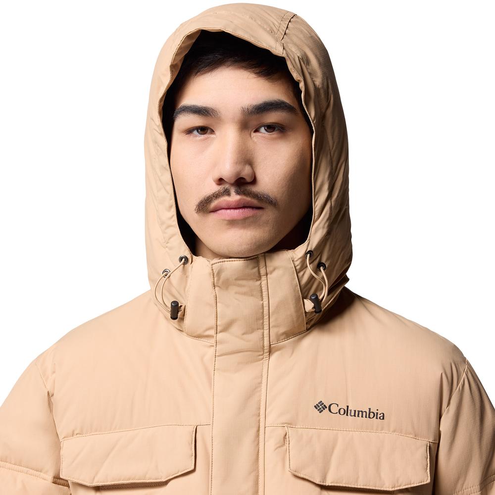 Férfi dzseki Columbia Landroamer Hooded Puffer 2088081262 - bézs