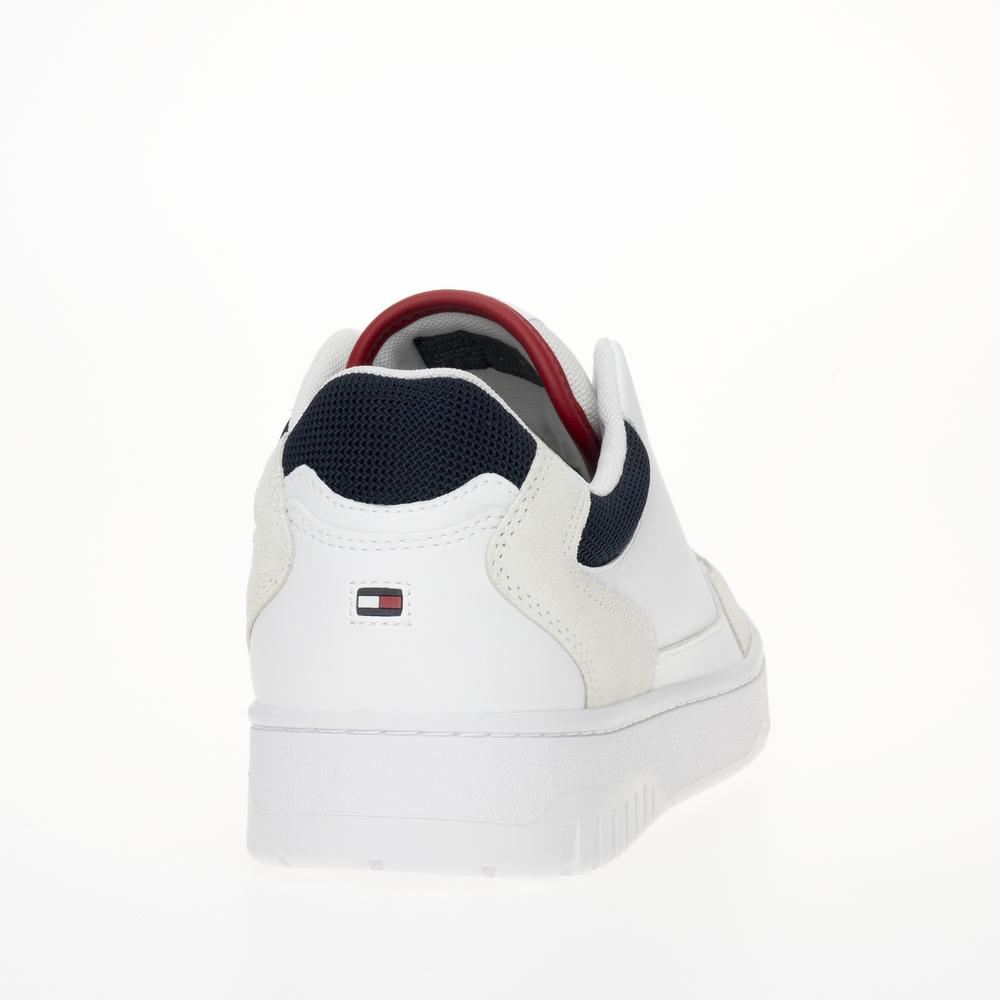 Cipő Tommy Hilfiger Basket Core Lth Mix Ess FM0FM05058-YBS - fehér