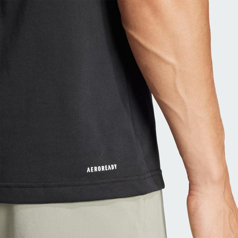 Póló adidas Aeroready Tennis Logo Slam Graphic IS2419 - fekete
