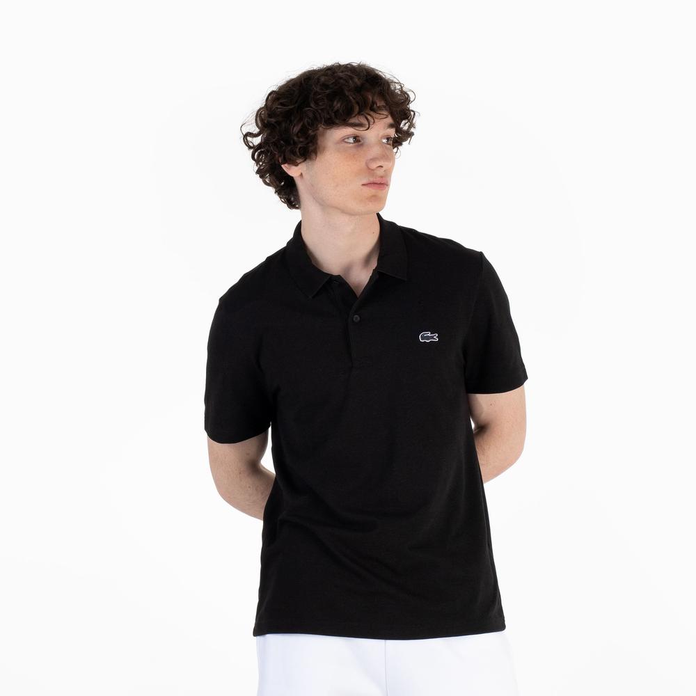 Póló Lacoste Regular Fit Cotton Blend Polo DH5522-031 - fekete