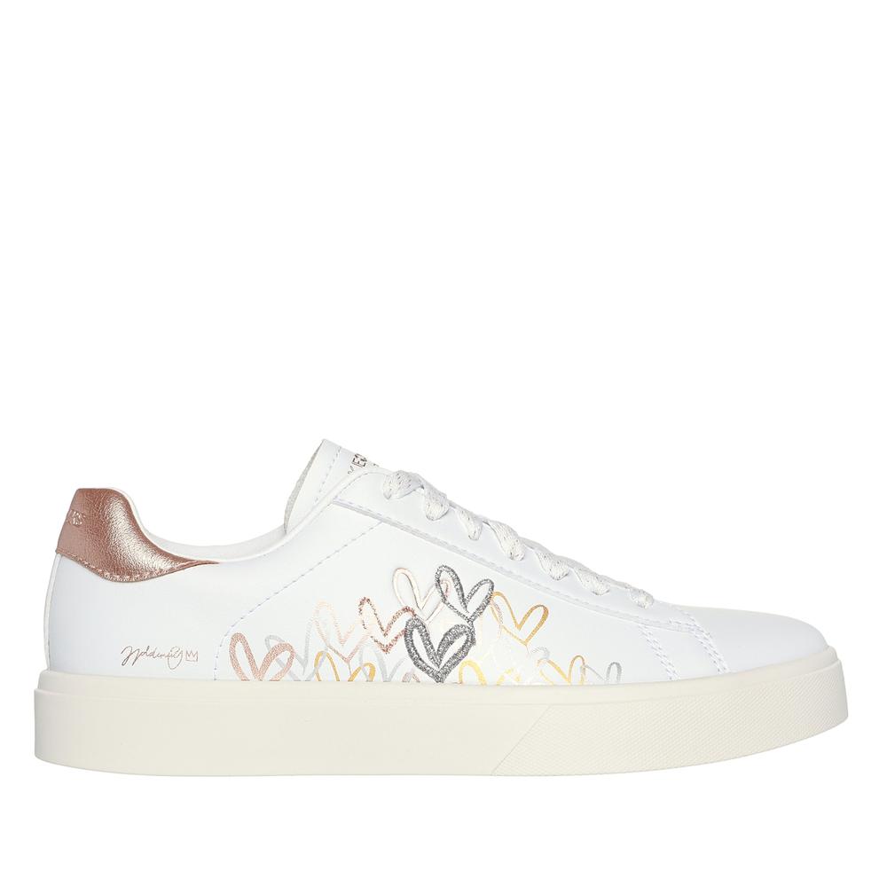 Cipő Skechers Eden LX Gleaming Hearts 185129WMLT - fehér