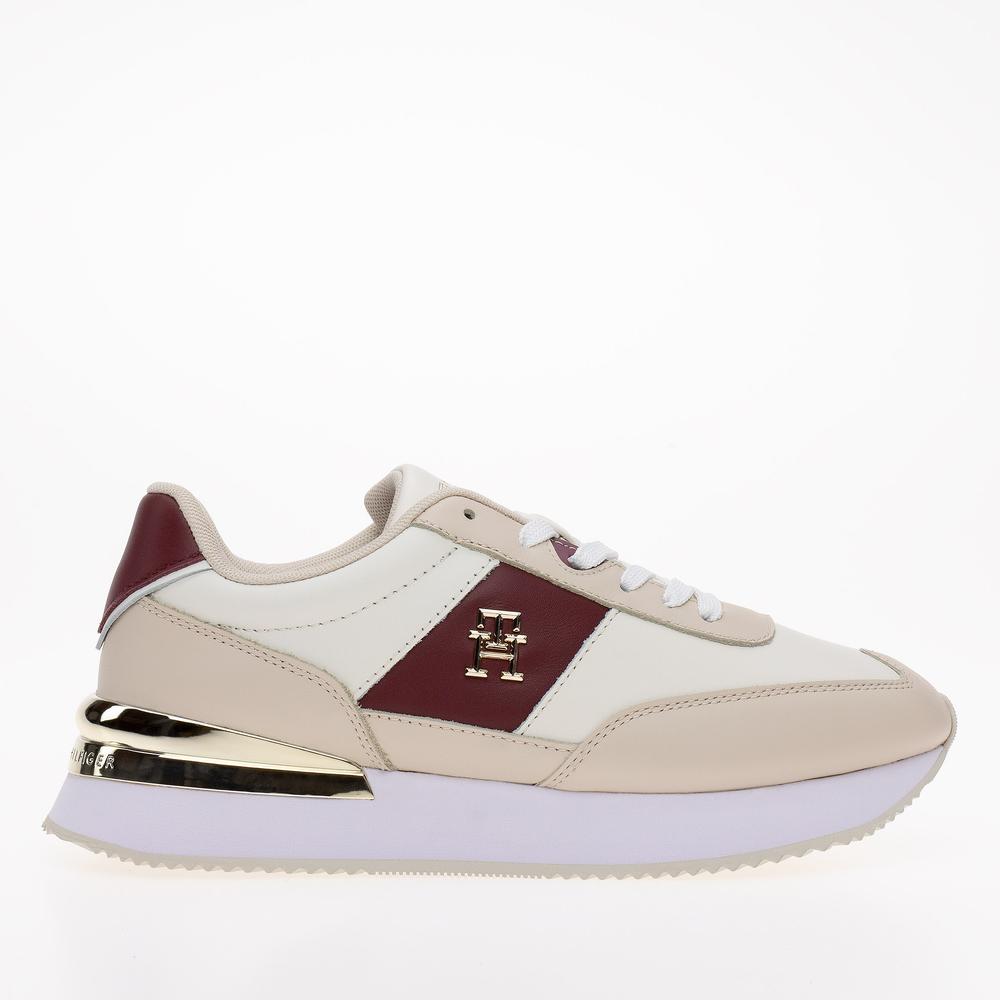 Cipő Tommy Hilfiger Elevated Feminine Runner FW0FW07306-YBH - bézs