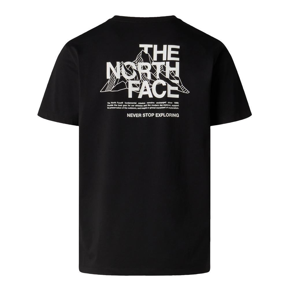 Férfi póló The North Face Mountain Sketch 0A8GUZJK31 - fekete