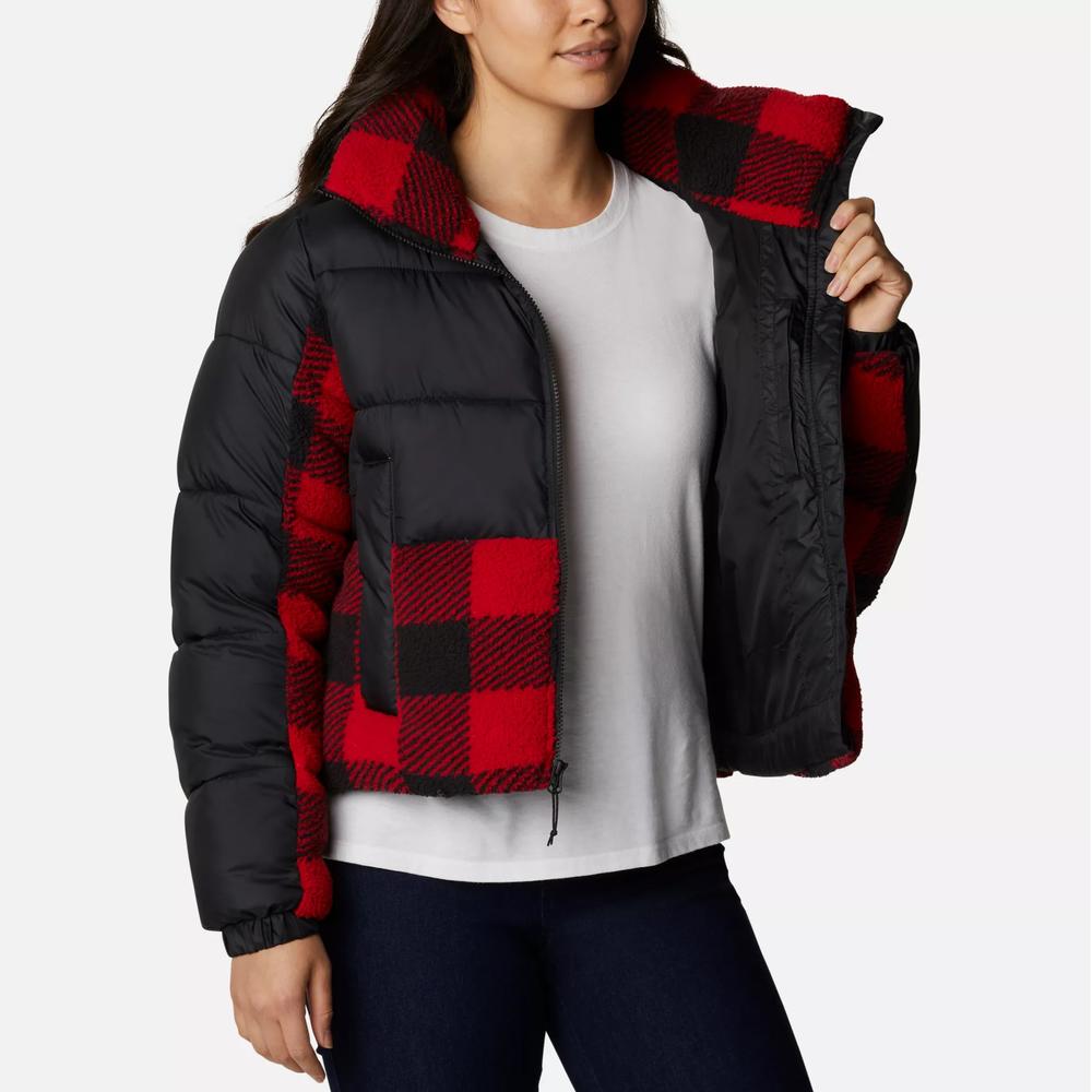 Dzseki Columbia Leadbetter Point Sherpa Hybrid Puffer 1955243011 - fekete