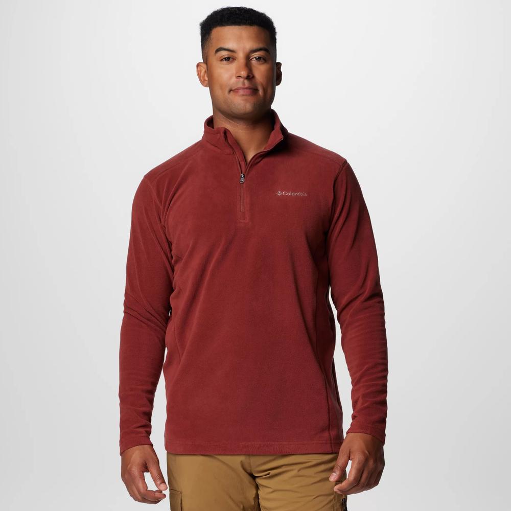 Felső Columbia Klamath Range II Half Zip 1352472682 - piros