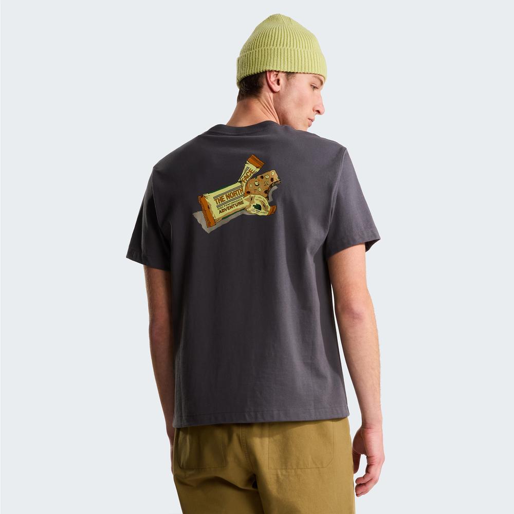 Póló férfi The North Face Snack 0A8GB4RHI1 - szürke