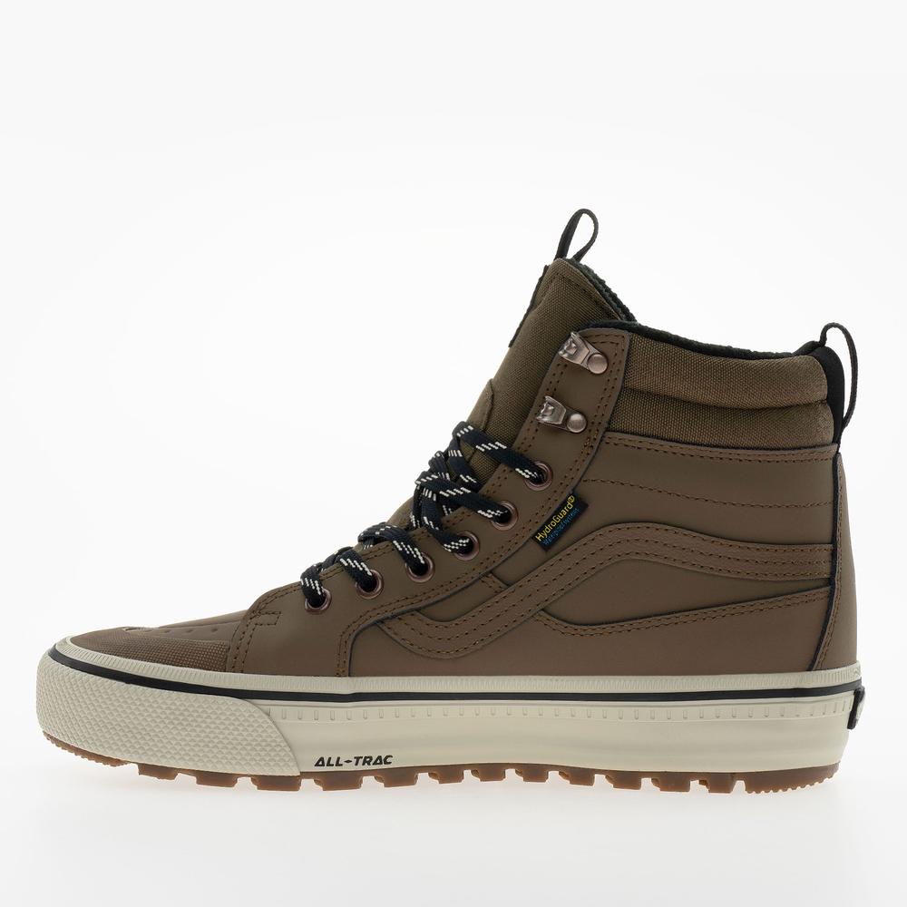 Férfi cipő Vans SK8-Hi Waterproof Insulated VN000DAQ91K1 - barna
