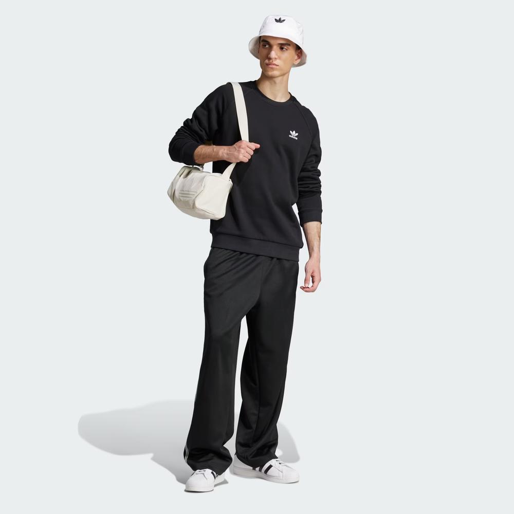 Pulóver adidas Trefoil Essentials Crewneck JD2412 - fekete