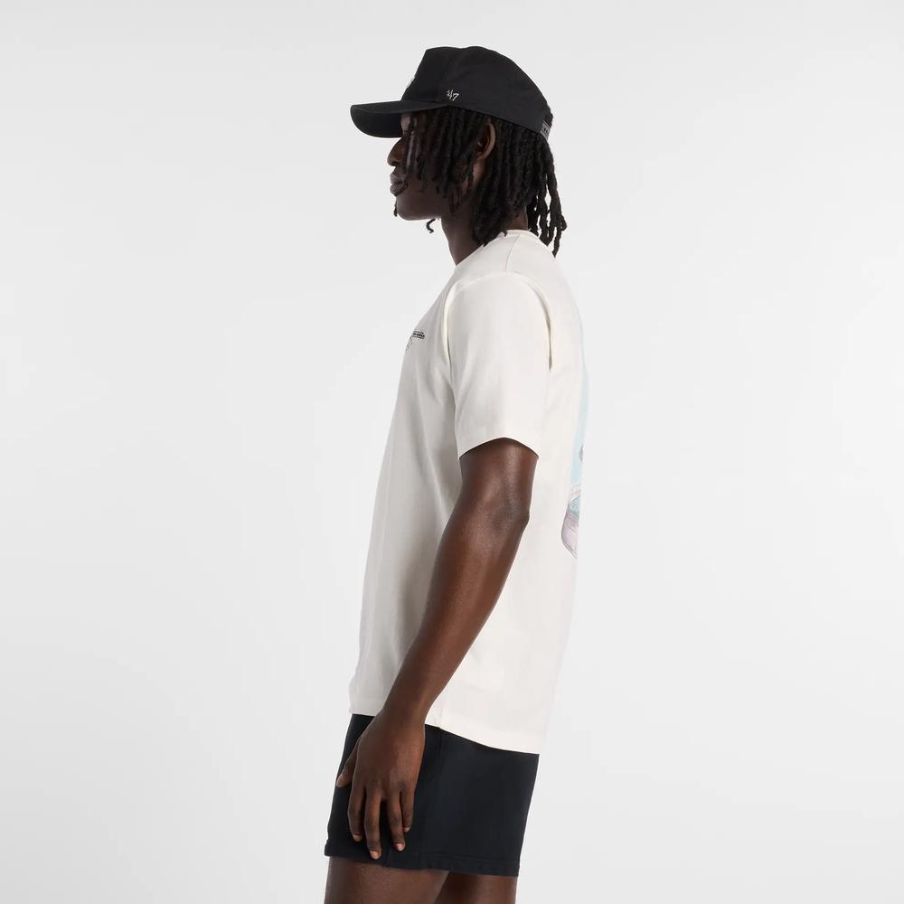 Férfi futópóló New Balance MT61J9ICSST - fehér