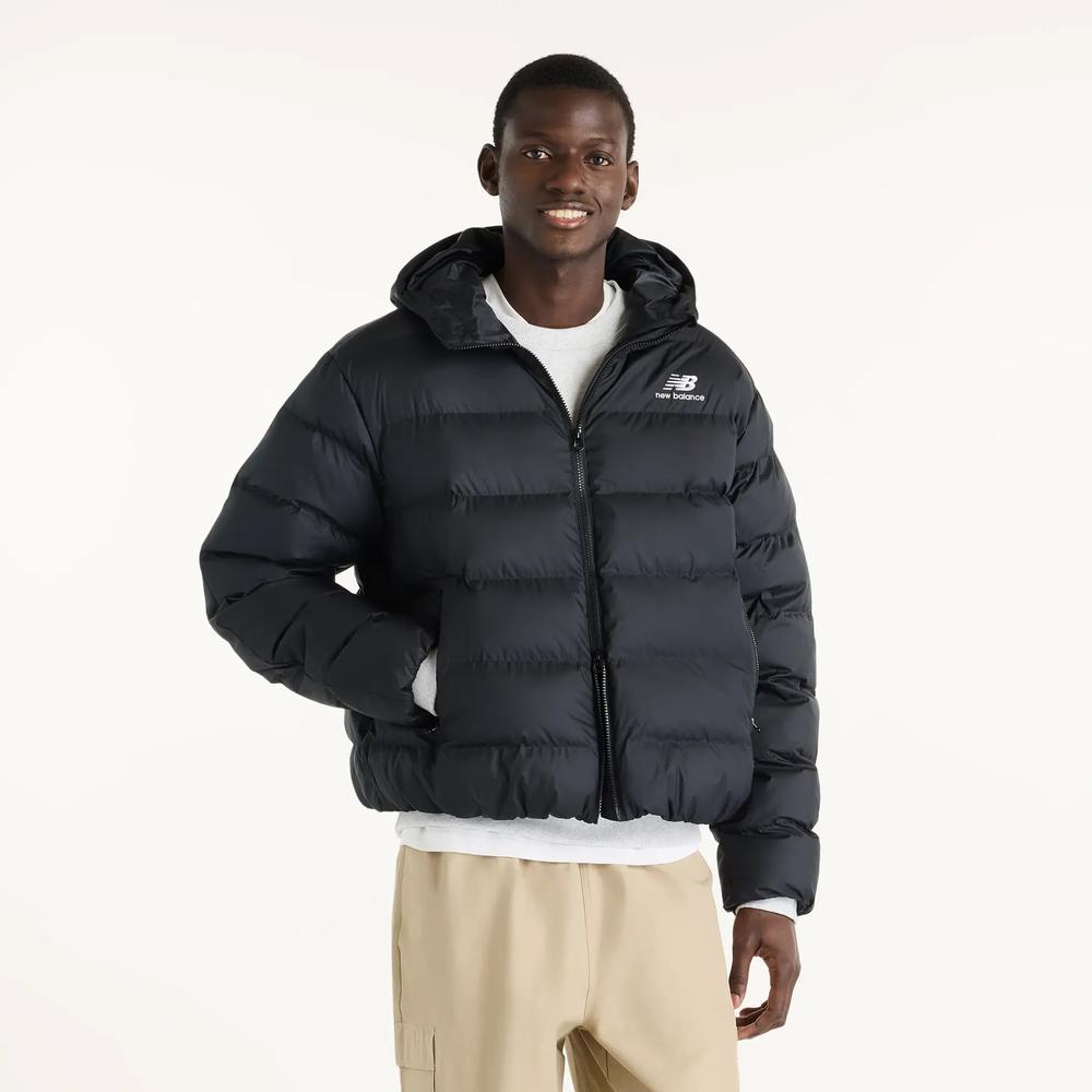 Férfi bunda New Balance Boston Puffer MJ62G17OBK - fekete