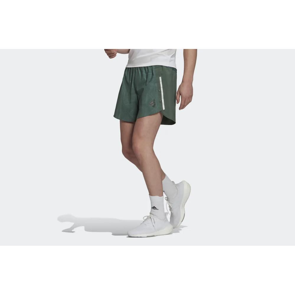 Rövidnadrág adidas Designed For Running For The Oceans Shorts HF8753 - zöld