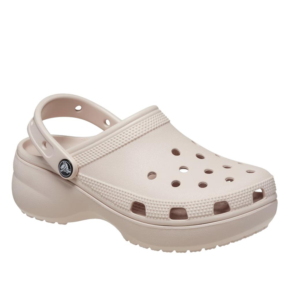 Flip Flop női Crocs Classic Platform Clog 206750-6UR - rózsaszín