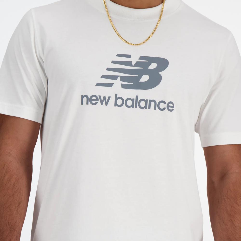 Férfi futópóló New Balance MT41502WT - fehér