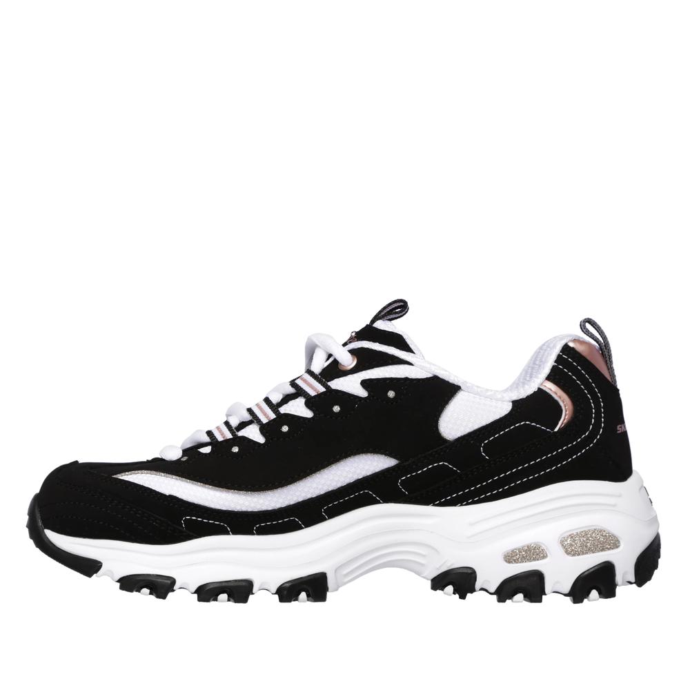 Női cipő Skechers D'Lites Roam Around 13154BKRG - fekete