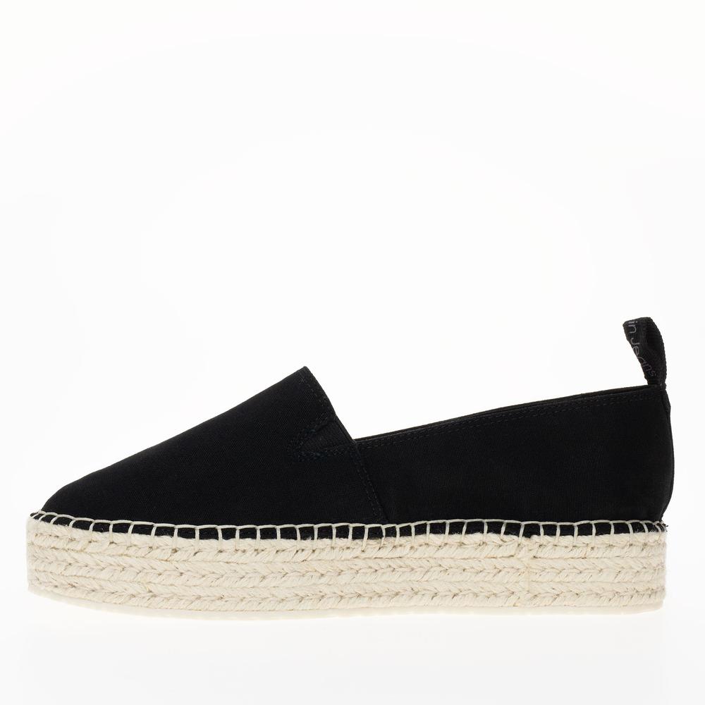 Cipő Calvin Klein Platform Espadrille ML BTW YW0YW01378-BEH - fekete